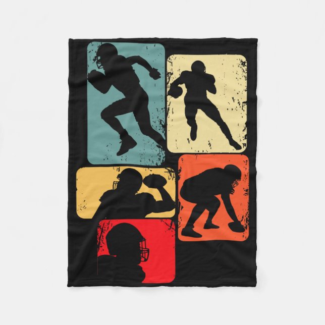 Cobertor De Velo Futebol Americano Boys Mens 1 (Frente)