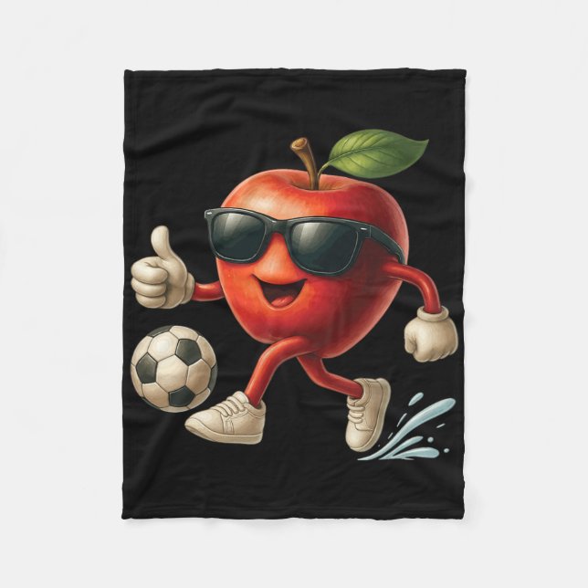 Cobertor De Velo Futebol Apple  (Frente)
