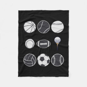 Cobertor De Velo Futebol beisebol futebol volei basquetebol