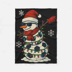 Cobertor De Velo Futebol Bolas Boneco de Neve Dabbing Natal Diverti