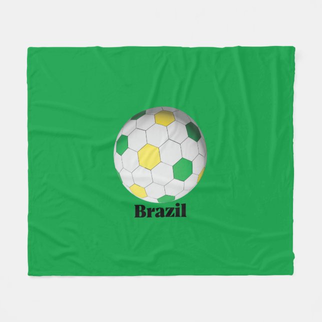 Cobertor De Velo Futebol Brasileiro (Frente (Horizontal))