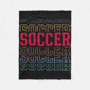 Cobertor De Velo Futebol Camiseta Engraçada Camadas Equipe Jogador