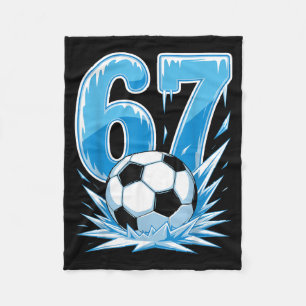 Cobertor De Velo Futebol Congelado 67 Esportes no Gelo Número Estil