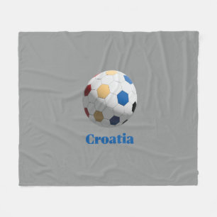 Cobertor De Velo Futebol Croata