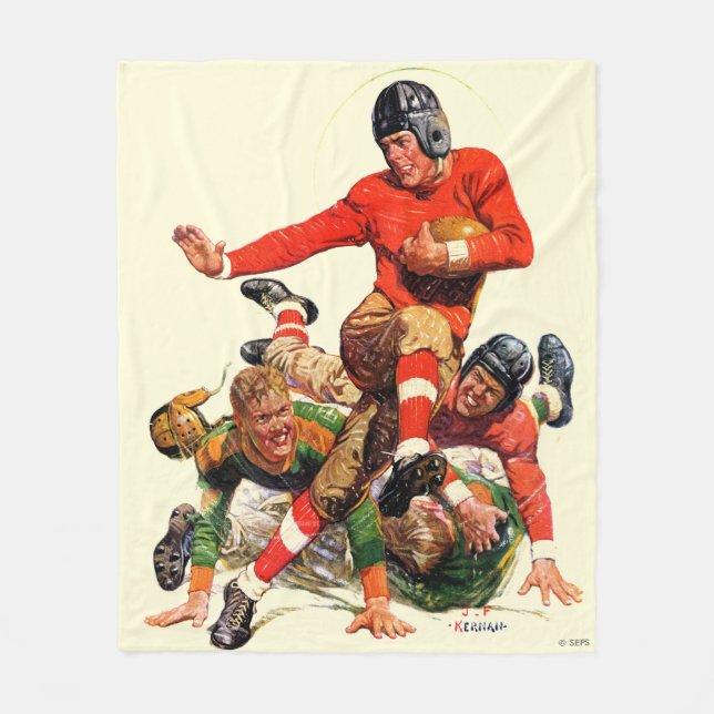 Cobertor De Velo Futebol da faculdade (Frente)