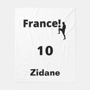 Cobertor De Velo Futebol da França, personalizável