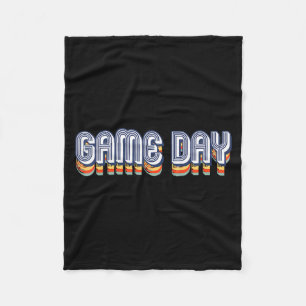 Cobertor De Velo Futebol de Futebol Americano Retro Dia de Jogo Vin