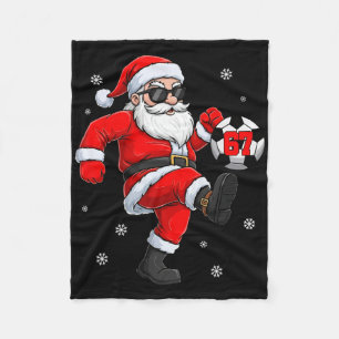 Cobertor De Velo Futebol de Natal Byll Esportes Jogador de Futebol