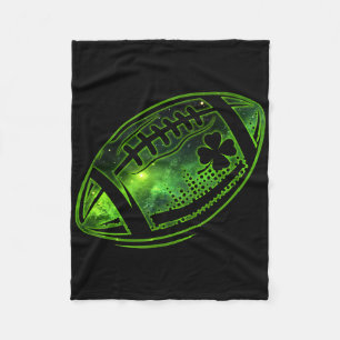 Cobertor De Velo Futebol irlandês Shamrock Lucky Clover St Patricks