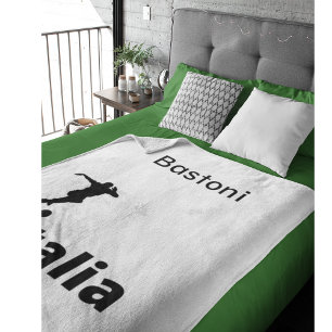 Cobertor De Velo Futebol Itália, personalizável