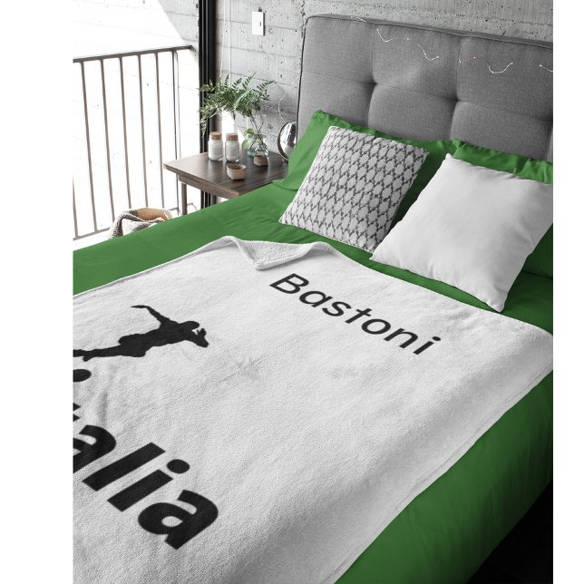 Cobertor De Velo Futebol Itália, personalizável (Criador carregado)