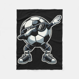 Cobertor De Velo Futebol Ll Dabbing Jogador Engraçado Futebol _1