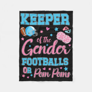 Cobertor De Velo Futebol Ou Pom Poms Cute Keeper Da Ba De Gênero