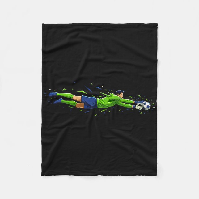 Cobertor De Velo Futebol Perfeito Goleiro Seguro Cômico  (Frente)