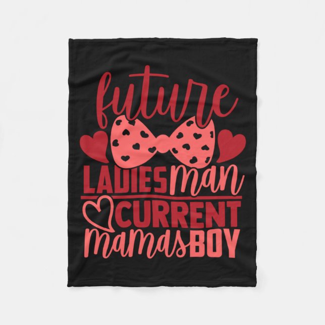 Cobertor De Velo Future Ladies Man Current Mamas Boy Valentine Son  (Frente)