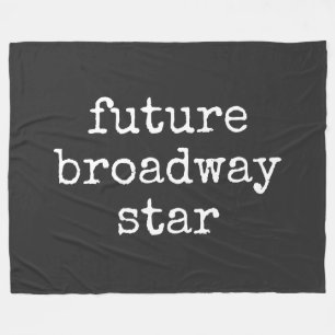 Cobertor De Velo Futuro Astro da Broadway Inspirando Ator Design Pr