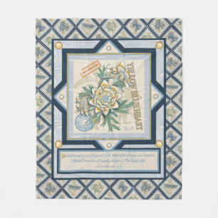 Cobertor De Velo G Criação de floração amarela