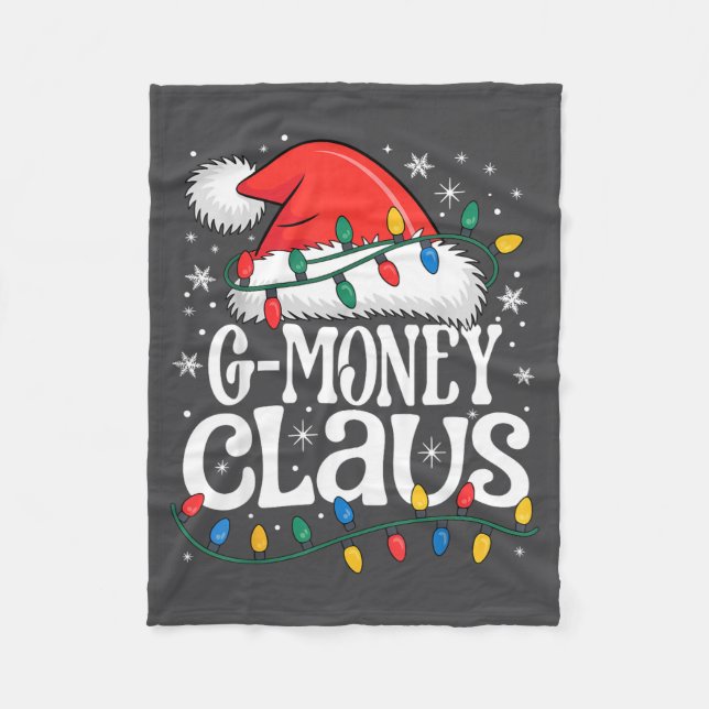 Cobertor De Velo G-money Claus Funny Xmas Christmas Grandma Holiday (Frente)