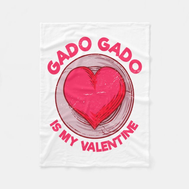 Cobertor De Velo Gado Gado Is My Valentine Indonesian Salad Vegetar (Frente)