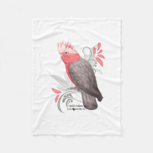 Cobertor De Velo Galah Cockatoo Blanket