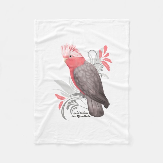 Cobertor De Velo Galah Cockatoo Blanket (Frente)