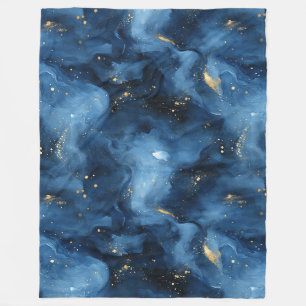 Cobertor De Velo Galáxia Céu Azul  