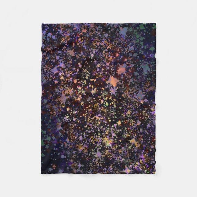 Cobertor De Velo Galaxy Starry Night Throw Blanket - Constel Cósmic (Frente)