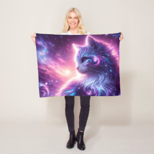 Cobertor De Velo Galinha Celestial Mística Galáxia Cósmica