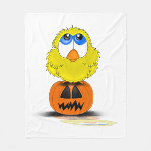 Cobertor De Velo Galinha de Halloween