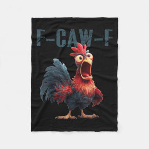 Cobertor De Velo Galinha Frango de F-caw-f Meme Humor F Caw F Q Eng