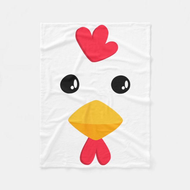 Cobertor De Velo Galinha Halloween Figurume Crianças Diversão Adult (Frente)