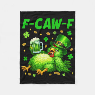 Cobertor De Velo Galinha Leprechaun B do Dia de São Patrício F-caw-
