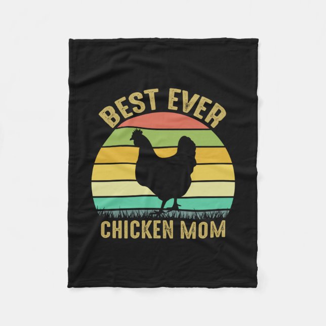 Cobertor De Velo Galinha Lover | Melhor Mãe De Frango (Frente)