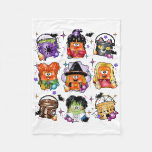 Cobertor De Velo Galinha Nuggets Pumpkin Homens Vintage do Hallowee