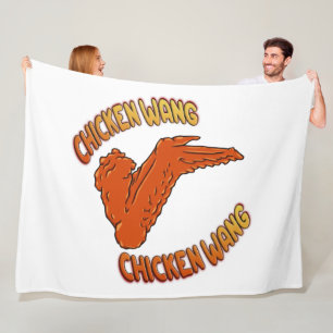 Cobertor De Velo Galinha Wing Fleece Blanket, Todos os tamanhos