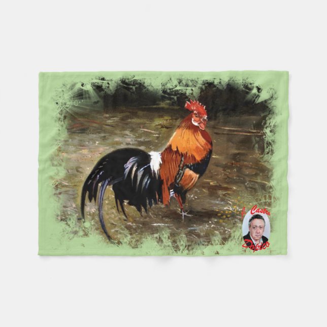 Cobertor De Velo Gallo/Galo/Rooster (Frente (Horizontal))