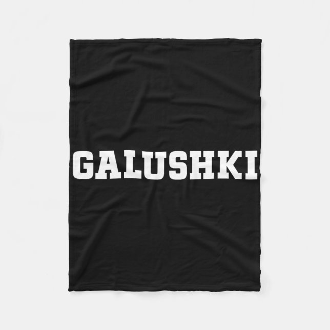Cobertor De Velo Galushki Food Design For Men Women Kids Funny Galu (Frente)