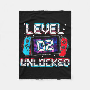 Cobertor De Velo Gama de vídeo Gamer segundo aniversário Gift Desbl