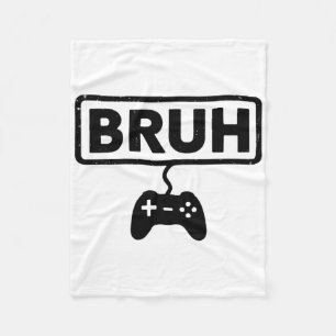 Cobertor De Velo Gamer Bruh Video Games Engraçado Jogos Homens Meni