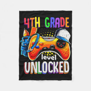 Cobertor De Velo Gamer Ck To School Gamepad 4º Quarto Ano Nível 