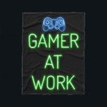 Cobertor De Velo Gamer Gift | Gamer At Work<br><div class="desc">Gamer Gift | Gamer At Work</div>