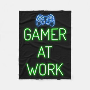 Cobertor De Velo Gamer Gift Gamer At Work