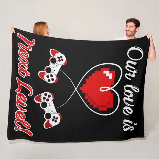 Cobertor De Velo Gamer Namorados Fleece Blanket (In Situ)