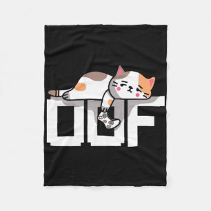 Cobertor De Velo Gamer Oof Meme Noob Cultura da Internet Gato Gamer