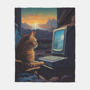 Cobertor De Velo Gamer para Retro   Jogos de arte em pixels de 8 bi