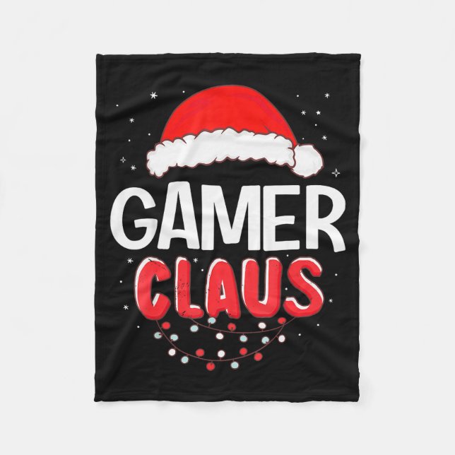 Cobertor De Velo Gamer Santa Claus Christmas Matching Costume  (Frente)