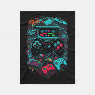 Cobertor De Velo Gamer Video Game Controller 14