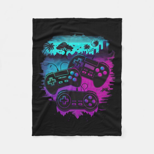 Cobertor De Velo Gamer Video Game Controller 15 (Frente)