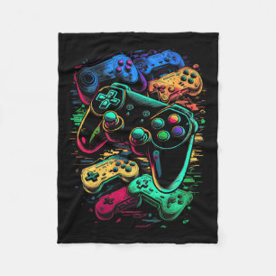 Cobertor De Velo Gamer Video Game Controller 17