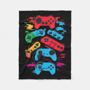 Cobertor De Velo Gamer Video Game Controller 18